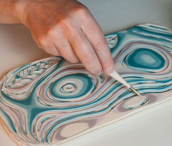 Working with clay is a tough job. (copy)