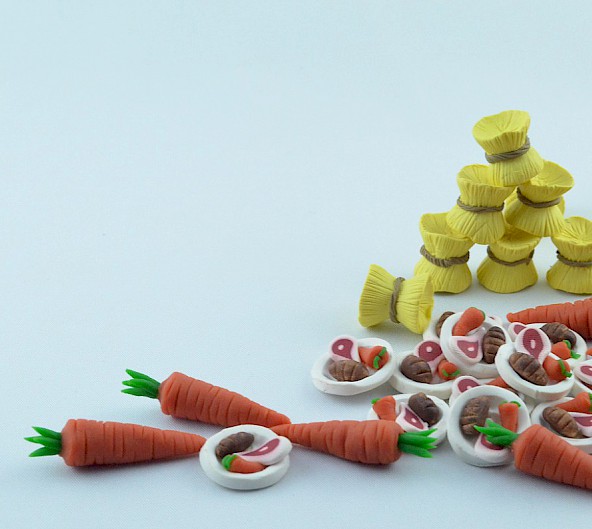 Agricola handmade food tokens