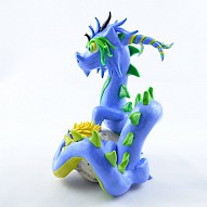 blue Chinese dragon