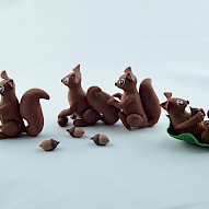 handmade squirrels