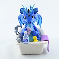 blue dragon - bath time