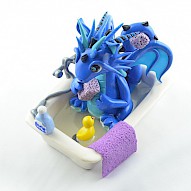 blue dragon - bath time