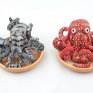 small clay octopus