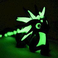 dark blue glow in dark dragon
