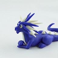 dark blue glow in dark dragon