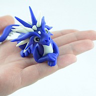 dark blue glow in dark dragon