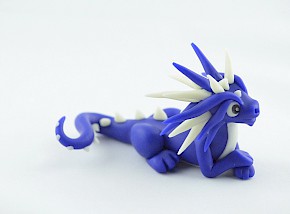 dark blue glow in dark dragon