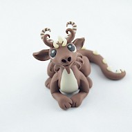 brown glow in dark dragon