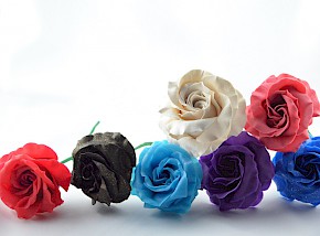 handmade roses