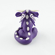 purple glow in dark dragon