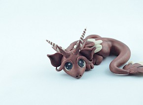 bronze glow in dark dragon