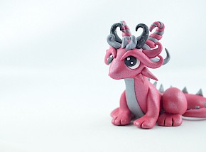 pink baby dragon