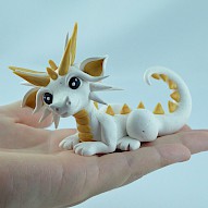 curious golden dragon