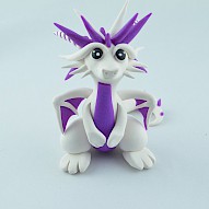 white and purple dragon