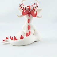 tiny candy cane dragon