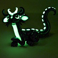 azure blue dragon glow in dark