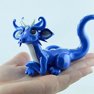 azure blue dragon glow in dark