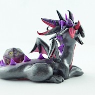 Silver dice dragon
