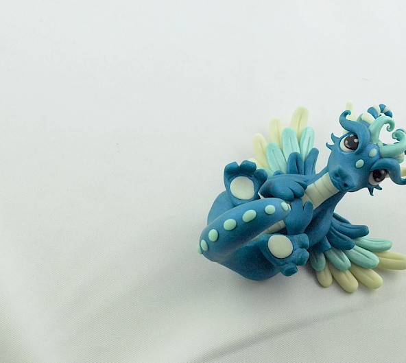 marine blue angel dragon