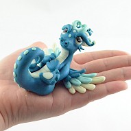 marine blue angel dragon