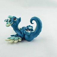 marine blue angel dragon