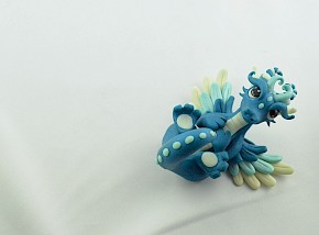 marine blue angel dragon