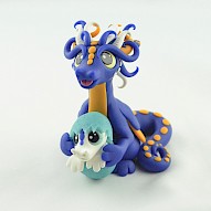 Dragon Mommy with a Baby