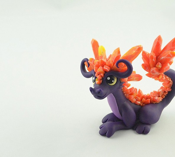 Carnelian Crystal Dragon