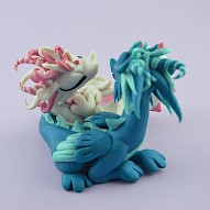 wedding cake topper - dragons