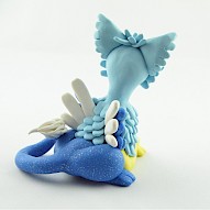 Blue Griffin Sculpture