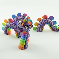 Purple Rainbow Water Dragon